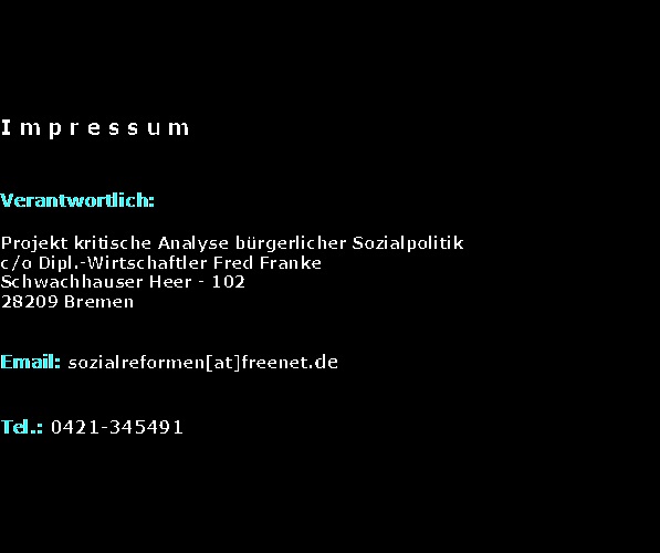 Impressum Impressum